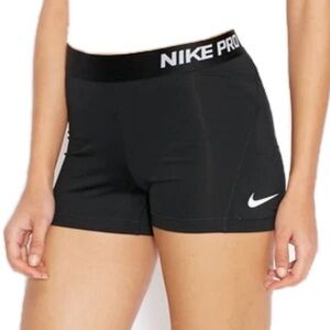 Nike Pro Black Compression Shorts Size Medium